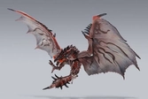 Monster hunter - rathalos - figurine articulée sh monsterarts 40cm
