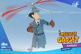 Inspecteur gadget - gadget - figurine mega hero 17cm