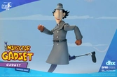 Inspecteur gadget - gadget - figurine mega hero 17cm