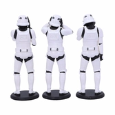 Les trois sages stormtroopers figurines 14cm