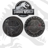Jurassic world - velociraptor - pièce de collection édition limitée
