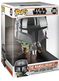 Figurine Pop! Star Wars n°380 The Mandalorian With The Child - 25 cm