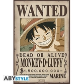 One piece - wanted luffy & ace - set de 2 posters '52x38'