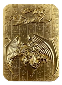 Yu-gi-oh! - dragon ailé de ra - carte métal plaquée or 24k ltd