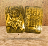 Yu-gi-oh! - obelisk le tourmenteur - carte métal plaquée or 24k ltd