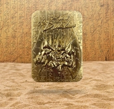 Yu-gi-oh! - obelisk le tourmenteur - carte métal plaquée or 24k ltd