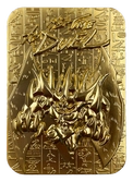 Yu-gi-oh! - obelisk le tourmenteur - carte métal plaquée or 24k ltd