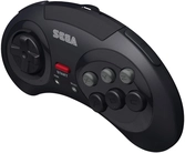 Retrobit - Sega mega drive manette 8 boutons sans fil 2.4ghz Noir
