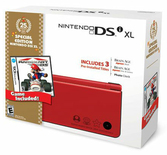 Console DSi XL Rouge édition 25ème Anniversaire Mario Kart