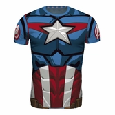 Marvel - tshirt réplique captain america homme l