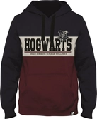 Harry potter - sweat bordeaux hommes emblème poudlard - m